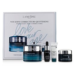 Lancome Set Visionnaire: Advanced Crema Multi Correctora + Nuit Perfeccionante de Belleza de Dormir + Bálsamo de Ojos + Genifique Concentrado Avanzado 4pcs