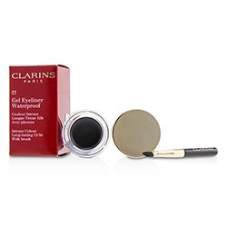 Clarins Gel Waterproof Eyeliner With Brush - # 01 Intense Black 3.5g/0.1oz
