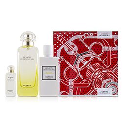 Hermes مجموعة Le Jardin De Monsieur Li: ماء تواليت سبراي 100مل/3.3 أوقية + غسول مرطب للجسم 80مل/2.7 أوقية + ماء تواليت 7.5مل/0.25 أوقية 3pcs