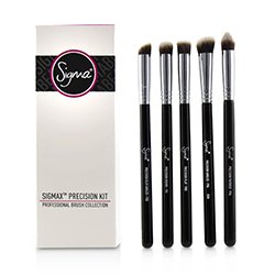 Sigma Beauty Sigmax Precision Kit Professional Brush Collection - # Black 5pcs