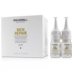 Goldwell Dual Senses Rich Repair Intensive Restoring Serum - Regeneration For Damaged Hair (Box Slightly Damaged) 12x18ml/0.6oz
