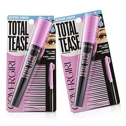 Covergirl Total Tease Full + Long + Refined Waterproof Mascara Duo Pack - # 830 Black 2x6.5ml/0.21oz