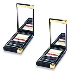 Estee Lauder Graphic Color Eyeshadow Quad Duo Pack - No. 05 Charming Pink 2x8.5g/0.029oz