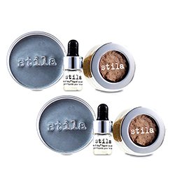 Stila Magnificent Metals Foil Finish Eye Shadow With Mini Stay All Day Liquid Eye Primer Duo Pack - Metallic Kitten 2x2pcs