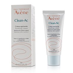 Avene Clean-Ac Soothing Cream - For Dry, Irritated Blemish-Prone Skin 40ml/1.3oz