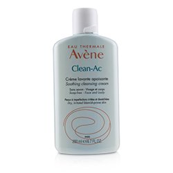 Avene Clean-Ac Soothing Cleansing Cream - For Dry, Irritated Blemish-Prone Skin 200ml/6.7oz