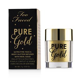 Too Faced Pure Gold Ultra Fine Face & Body Glitter Infused With Real Gold 2g/0.07oz