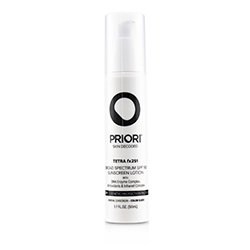 Priori TETRA fx251 Broad Spectrum SPF 45 Sunscreen Lotion - Color Guide (Unboxed) 50ml/1.7oz