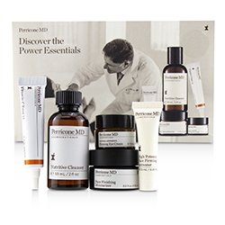 Perricone MD مجموعة أساسيات Discover The Power: منظف مغذي + منشط مقوي + مرطب للمسات النهائية + كريم عيون + فيتامين C إستر 5pcs