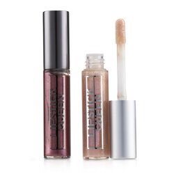 Lipstick Queen Drops Of Jupiter Mini Lip Duo - # Rose (1x Altered Universe Lip Gloss, 1x Parallel Universe Lip Flash) 2pcs