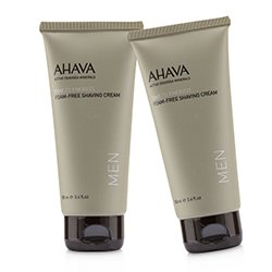אהבה Time To Energize Foam-Free Shaving Cream (Travel Size) Duo Pack 2x100ml/3.4oz