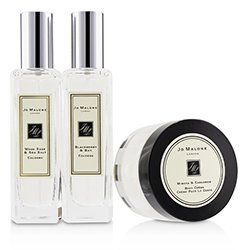 祖·玛珑 Coffret: Blackberry & Bay Cologne Spray 30ml/1oz + Wood Sage & Sea Salt Cologne Spray 30ml/1oz + Mimosa & Cardamom Body Creme 50ml/1.7oz 3pcs