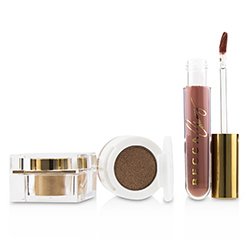 Becca BECCA x Chrissy Cravings Glow Kitchen Kit (1x Eyeshadow, 1x Liquid Lipstick, 1x Highlighter) 3pcs