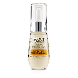 SCOUT Cosmetics Vitamin C Brightening Serum with Kakadu Plum, Turmeric & Rosehip 30ml/1oz