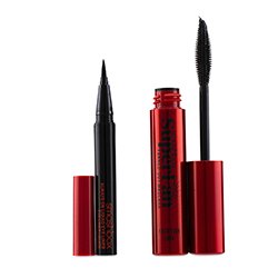Smashbox Cat Eye Kit: 1x Travel Size Always On Liquid Liner + 1x Travel Size Super Fan Mascara 2pcs