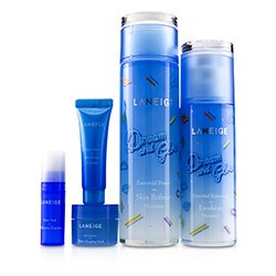 לנייג' Dream & Glow Holiday Edition Set: Skin Refiner 200ml + Balancing Emulsion 120ml + Moisture Essence 5ml + Moisture Cream 10ml + Water Sleeping Mask 15ml 5pcs