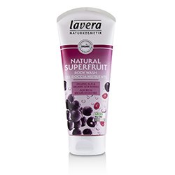Lavera Body Wash - Natural Superfruit (Organic Acai & Organic Goji Berries) 200ml/6.6oz