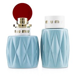 Miu Miu Miu Miu Coffret: Eau De Parfum Spray 50ml/1.7oz + Perfumed Body Lotion 100ml/3.4oz 2pcs