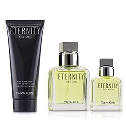 Calvin Klein Eternity Coffret: Eau De Toilette Spray 30ml/1oz + Eau De Toilette Splash 15ml/0.5oz + After Shave Balm 100ml/3.4oz 3pcs
