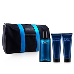 Davidoff Cool Water Набор: Туалетная Вода Спрей 125мл + Бальзам после Бритья 75мл + Гель для Душа 75мл + Косметичка 3pcs+Bag