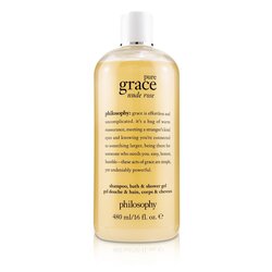 Philosophy Pure Grace Nude Rose Shampoo, Bath & Shower Gel 480ml/16oz
