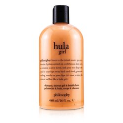 Philosophy Hula Girl Champú, Gel de Ducha & Baño de Burbujas 480ml/16oz