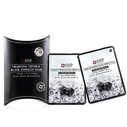 SNP Charcoal Mineral Black Ampoule Mask 10x25ml/0.84oz