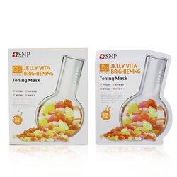SNP Jelly Vita Brightening Toning Mask (Vitamin C) 10x30ml/1oz