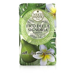 Nesti Dante Jabón Vegetal Triple Molido Con Amor & Cuidado - Fico Della Signoria 250g/8.8oz