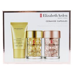 אליזבת ארדן Ceramide Capsules Set: Advanced Ceramide Capsules+ Retinol Ceramide Capsules+ Ceramide Lift & Firm Day Cream SPF 30 3pcs
