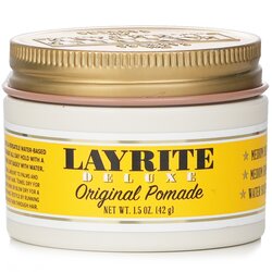 Layrite Original Pomada (Agarre Medio, Medium Shine, Water Soluble) 42g/1.5oz