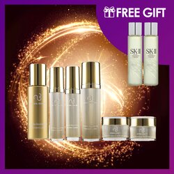 Natural Beauty مجموعة مجددة Centella 6 قطع (مجاناً: خلاصة معالجة للوجه SKII عدد 2 250مل) 8pcs