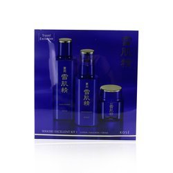 高絲 Sekkisei Excellent Kit I: Lotion Excellent 200ml + Emulsion Excellent 140ml + Cream Excellent 50g 3pcs