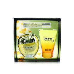 DKNY Nectar Love Coffret: Eau De Parfum Spray 100ml/3.4oz + Edp Rollerball 10ml/0.34oz + Shower Gel 100m/3.4oz 3pcs