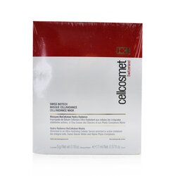 Cellcosmet and Cellmen Cellcosmet Swiss Biotech CellRadiance Mask 5 Sachets