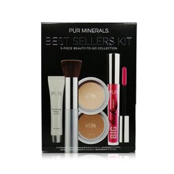 PUR (PurMinerals) Best Sellers Kit (5 Piece Beauty To Go Collection) (1x Primer, 1x Powder, 1x Bronzer, 1x Mascara, 1x Brush) - # Blush Medium 5pcs