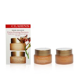 Clarins Extra-Firming Набор (для Сухой Кожи): Укрепляющий Дневной Насыщенный Крем 50мл + Регенерирующий Ночной Насыщенный Крем 50мл 2pcs