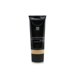 Dermablend Leg and Body Make Up Buildable Liquid Body Foundation Sunscreen Broad Spectrum SPF 25 - #Fair Ivory 10N (Box Slightly Damaged) 100ml/3.4oz