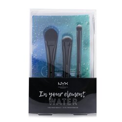 NYX In Your Element Water Brush Set 3pcs+1Pouch