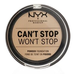NYX Can't Stop Won't Stop Powder Foundation - # Vanilla 10.7g/0.37oz