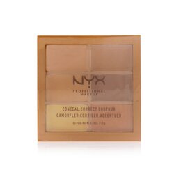 NYX Conceal, Correct, Contour Palette - # Deep 6x1.5g/0.05oz