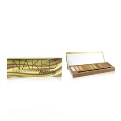 Urban Decay Naked Honey Eyeshadow Palette (12x Eyeshadow, 1x Doubled Ended Smudger/ Tapered Crease Brush)