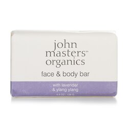 John Masters Organics Face & Body Bar With Lavender & Ylang Ylang 128g/4.5oz
