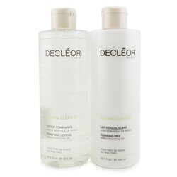 Decleor Aroma Cleanse Prep & Finish Очищающее Дуо: Очищающее Молочко 400мл + Лосьон Тоник 400мл 2pcs