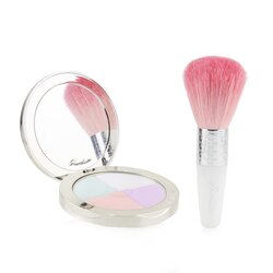 Guerlain Meteorites Travelling Compact Colour Correcting, Blotting And Lighting Powder And Brush - # 2 Light 2pcs