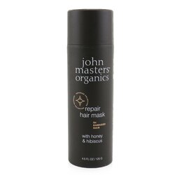 John Masters Organics Repair Hair Mask For Damaged Hair with Honey & Hibiscus 125g/4.5oz