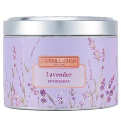 The Candle Company (Carroll & Chan) 100% Beeswax Tin Candle - Lavender (8x6) cm