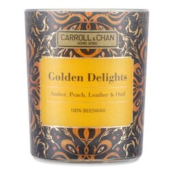 Carroll & Chan Vela en Vaso Votivo 100% de Cera de Abejas - Golden Delights 65g/2.3oz