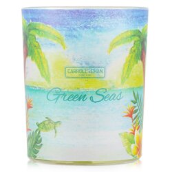 Carroll & Chan Vela en Vaso Votivo 100% de Cera de Abejas - Green Seas 65g/2.3oz