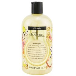 Philosophy Vanilla Chocolate Crumble Shampoo, Shower Gel & Bubble Bath 480ml/16oz